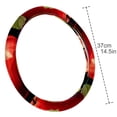 thumbnail image 4 of Fruit 14.5 Inch Printing PVC Leather Car Wheel Covers Auto Accessories Steering Wheel Covers, 4 of 6