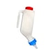 thumbnail image 4 of Biberón de silicona para animales de granja, biberón portátil para leche de cabra para lactancia. 500 ml de 12 cm, 4 of 9
