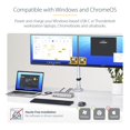 thumbnail image 4 of StarTech.com USB-C Docking Station 10-in-1, USB4, Up to 100W Charging for Laptop, 40Gbps Data Transfer, 2.5Gb Ethernet, Single 8K, Dual 4K Display, 6X USB Not MacOS Compatible, 4 of 9