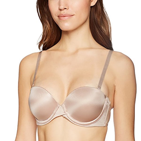 Maidenform Women's Wireless Strapless Bra - 40C, Paris Nude - No-Slip ComfortGrip & Convertible Straps - View #9