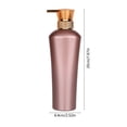 thumbnail image 3 of Dispensador de jabón líquido de plástico para manos – Bomba recargable para gel de ducha, ideal para baño y encimera de cocina – Envase para jabón líquido no corrosivo, 3 of 6