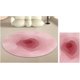 thumbnail image 4 of Funny Bath Mat Cute Gradient Area Rug Soft Round Plush Rug for Shower Bathtub Bedroom Living Room (Pink, 23"x 23"), 4 of 5