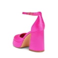 thumbnail image 3 of Zapatos DREAM PAIRS Tacones Altos con Plataforma Gruesa en Rosa Fucsia, 3 of 8