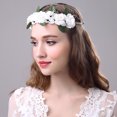 thumbnail image 2 of Daboolka 1 pieza de guirnalda de corona para el pelo de novia para mujer y niña, diadema de flores artificiales, 2 of 8