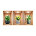 thumbnail image 2 of Decoración del hogar, decoración de habitaciones, efecto de decoración de pared, calcomanías en macetas, pasillo, escalera, pintura decorativa, hotel, restaurante, pared, plantas y flores, mural, imag, 2 of 3