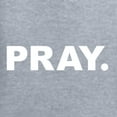 thumbnail image 5 of Wild Bobby Pray. Inspirational/Christian Women Graphic Long Sleeve Tee, Heather Grey, Large, 5 of 5