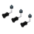 thumbnail image 1 of FSLiving 3-Pack Retro Vintage Style Adjustable Titl Angle H-Type Track Head Lighting Matte Black E26 Base Track Light Fixture for Gallery Loft Aisle Living Room Kitchen Bulb and Track Not Included, 1 of 8