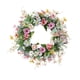 thumbnail image 1 of Guirnalda de flores, corona de margarita para decoraciones de primavera redonda de puerta en la pared corona artificial colgante de pared, 1 of 9