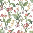thumbnail image 4 of Galerie Wallcoverings  Secret Garden Botanical Floral Non-woven Matte Wallpaper Roll 33 feet x 21 inches - Beige, 4 of 5
