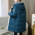 thumbnail image 6 of Babysbule Winter Jackets for Women Clearance Womens Winter Jacket Warm Overcoat Hooded Zipper Thicker Coat Pocket Outwear, 6 of 7