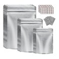 thumbnail image 1 of Resealable Mylar Bag For Food Storage - 50 Pack With Oxygen Absorber - Ideal For Grains And Nuts, 1 of 5