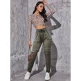 thumbnail image 4 of Pants Mujer Cargo Casual Jogger Dama Terciopelo Legins Gym LOLE Pants, 4 of 5