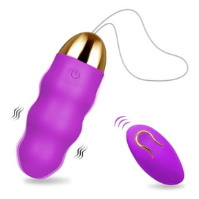 XBONP Wireless G Spot Simulator 12 Frequency Remote Control Vibrating Egg Vibrator Ball Kegel Balls Sex Toys for Women Purple