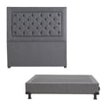 thumbnail image 1 of Box Base Cama Queen Size + Cabecera Mary Gris Dicasa  Plomo, 1 of 8
