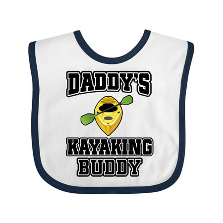 

Inktastic Kayak Gifts Daddy Kayaking Buddy Gift Baby Boy or Baby Girl Bib