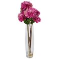 thumbnail image 1 of Vickerman F216579 23 Po Bouquet de Zunnia dans un Vase en Verre&44; Rose, 1 of 1