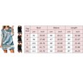 thumbnail image 3 of asddcavvf Robes pour Femmes Mode Femmes Imprimé Col Rond Manches Courtes Robe Décontractée Ample, 3 of 8