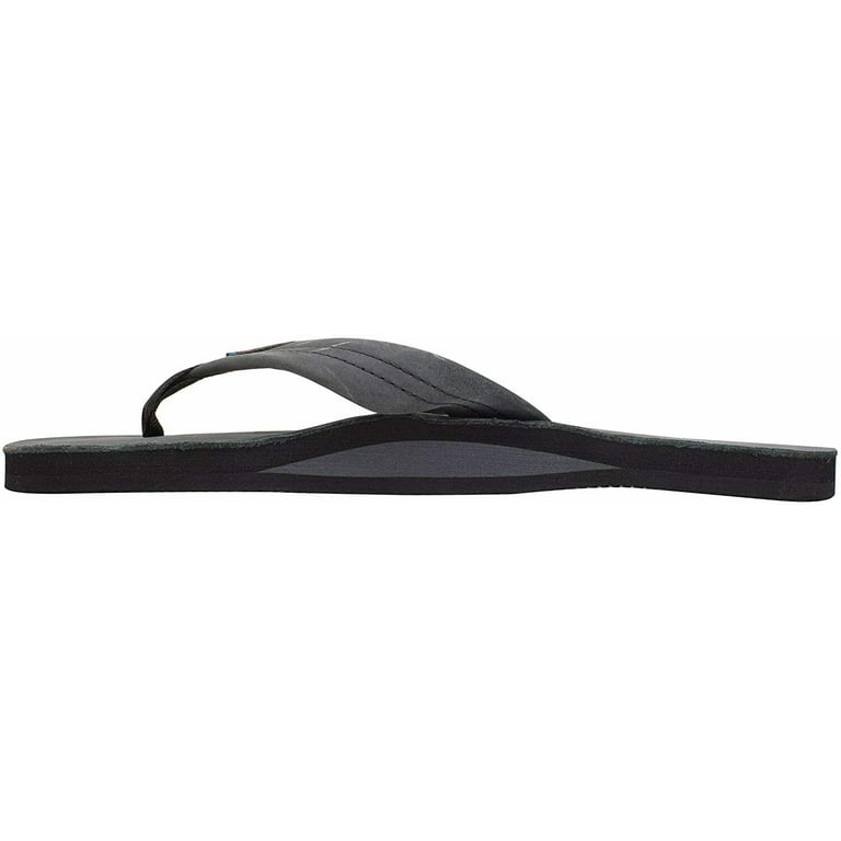 Rainbow sandals men's premier leather single layer wide strap hotsell with arch