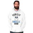thumbnail image 4 of Best Llama Uncle Fathers Day Birthday Hoodie Hooded Sweatshirt Men Brisco Brands X, 4 of 6