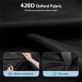 thumbnail image 4 of Outdoor Dog Kennel Cover 8'x4', DOMIPET Waterproof UV-Resistant Cover, Top Cover for Multiple Brands of Dog Kennels, 4 of 7