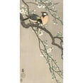 thumbnail image 2 of Ohara Koson 11x18 Gold Ornate Wood Frame and Double Matted Museum Art Print Titled - Tits on Cherry Branch (1900 - 1910), 2 of 4