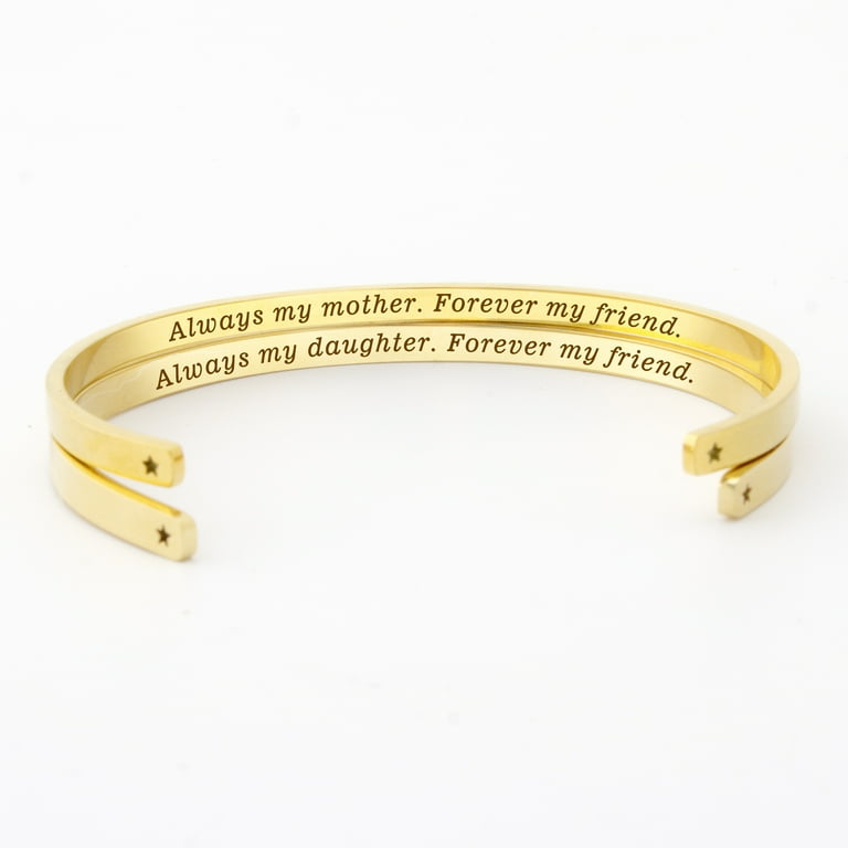 Gold mother cheap daughter bracelets