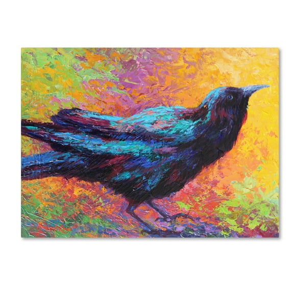Trademark Fine Art 'Crow 5' Canvas Art by Marion Rose