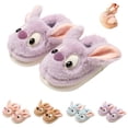 thumbnail image 4 of XIMIN Toddler Non-Slip Closed Toe Slip On Fuzzy Slipper Girls Boys Cute Cartoon Puppy Plush Cute Soft Indoor Bedroom Slipper Foam House Shoes, 4 of 4