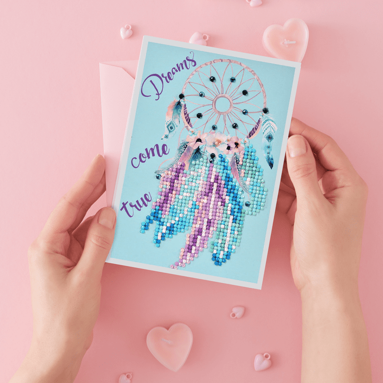 【ダイヤモンドアート】Dreams Do Come True Diamond Dotz Dreams Come True Diamond Art Cards, Handmade Diamond