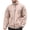 Apricot XL, variant on Men Polar Fleece Jacket Stand-Up Collar Long Sleeve Zipper Fly Coat with Pockets Solid Color Loose Fit Winter Outwear