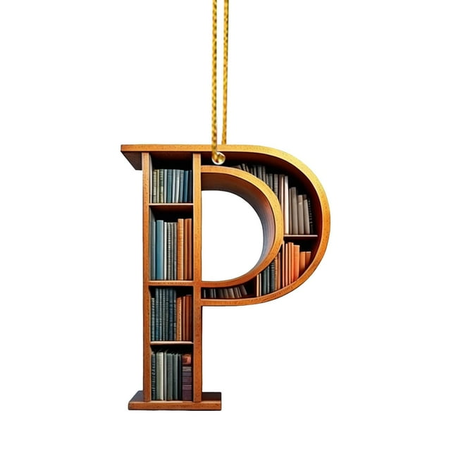 Hangs 2D Acrylic Christmas Stone Rain Chains Valentine Ornament Double Print Cute Pendant Transparent String for Hanging Swinging Hanging Ornament for Bookshelf English Letter String Beads