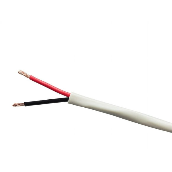 Monoprice Origin Series 14 AWG 2 Conductor Burial Rated Speaker Wire / Cable - 250ft Gray Outdoor, Water Resistant Jacket, With 100% Pure Bare Copper