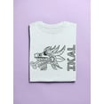 thumbnail image 3 of Ikal With A Snake. T-Shirt Women -Ikal Designs, Female x-Large, 3 of 4