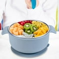 thumbnail image 6 of Stainless Steel Baby Bowl with Suction,Toddler Plate with Removable Silicone Sleeves,Food Grade Stainless Steel Kids Bowl, 6 of 8