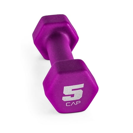CAP Neoprene Magenta 5lb Dumbbell