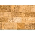 thumbnail image 1 of Ahgly Company Indoor Rectangle Patchwork Orange Transitional Area Rugs, 2' x 3', 1 of 1