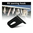 thumbnail image 3 of RV Black Universal Awning Coat Hook Hook Racks Suitable For RV Camping Caravan Party Light Stand Awnning Hook Accessories ,RV Tool, 3 of 7