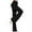 Black, variant on JGTDBPO Plus Size Bootcut Yoga Flare Leggings For Women High Waisted Crossover Workout Lounge Bell Bottom Jazz Dress Pants Long Palazzo Pants