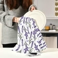 thumbnail image 6 of Coolnut Beautiful Lavender Kitchen Dish Towel Set of 4, Super Soft Absorbent Cleaning Cloth, Reusable Quick Drying Kitchen Towel for Home, Kitchen Washcloth Gift, 6 of 7