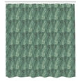 thumbnail image 2 of Muted Colors Shower Curtain, Natural Theme of Ornate Branches Leafy Forest Elements, Fabric Bathroom Set with Hooks, 69W X 70L Inches, Laurel Green Pale Green Evergreen, by Ambesonne, 2 of 2