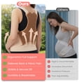 thumbnail image 4 of RUPOUN Maternity Belly Band – Back & Abdomen Support for Pregnant Women, Beige, 4 of 9