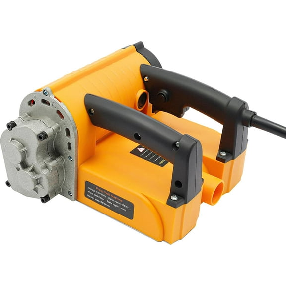4580W Concrete Planer Electric Wall Planer Handheld Power Planer Wall Machine Planing Adjustable Depth 1-4mm for Drywall and Plaster Homes,Decoration Industries,Construction Sites