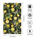 thumbnail image 2 of Fotbe Lemon Fruits Flowers Leaves Toalla Premium con Patrón, Toalla de Microfibra de Secado Rápido, Ligera y Altamente Absorbente (27.5x16in), Ideal para Uso Diario, 2 of 6