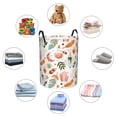 thumbnail image 6 of XMXT Collapsible Laundry Basket, Boho Decorative Feathers Polyester Waterproof Laundry Hamper, 62L, 6 of 8