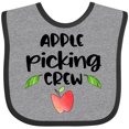 thumbnail image 3 of Inktastic Apple Picking Crew Boys or Girls Baby Bib, 3 of 4