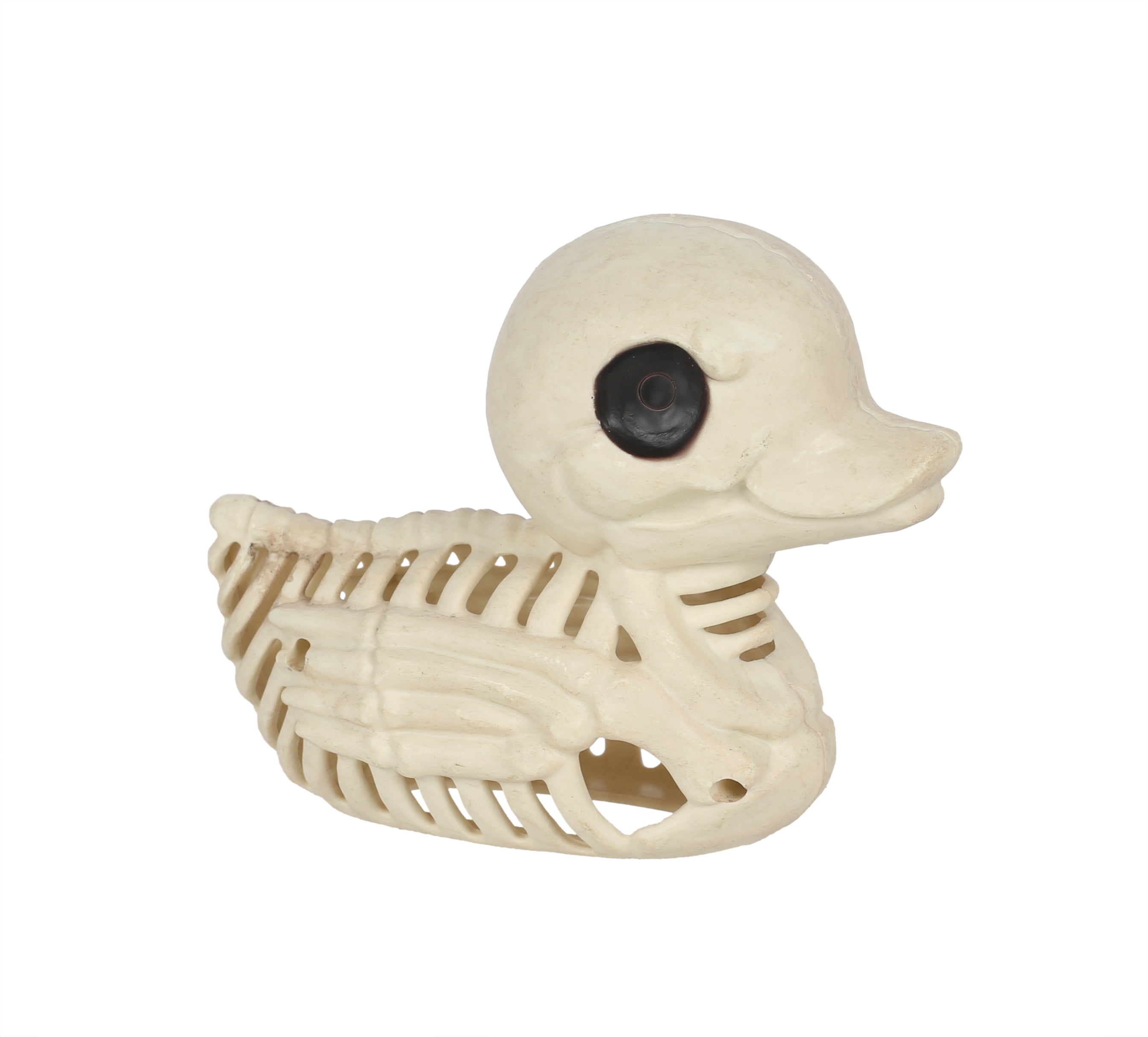 Way To Celebrate Halloween Skeleton Duck, Bone Color Plastic Decoration