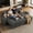 Dark Grey, variant on 81" Modular Sectional Sleeper Sofa Bed, L-Shaped Couch Bed with Adjustable Backrest, Pull Out Couch with Reversible, Customized