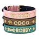 thumbnail image 3 of Custom Dog Name Collar Bling Rhinestone Pet Necklace Collar Personalized Leather Dogs Collar DIY Name Free Bone Paw Heart Charm ShopWise Round, 3 of 9
