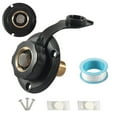 thumbnail image 1 of Lefu City Water Inlet With Check Valve Flange Hose Connector Connection Fill For RV, 1 of 10