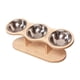 thumbnail image 5 of Cuenco elevado inclinado para gatos, plato de agua y comida para mascotas, antideslizante, con soporte de madera, cuenco elevado para perros pequeños,, 5 of 9